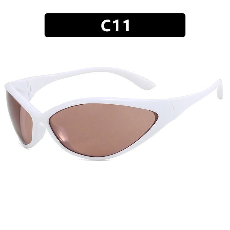 Women's sporty sunglasses with aerodynamic shape and UV protection Stornfield