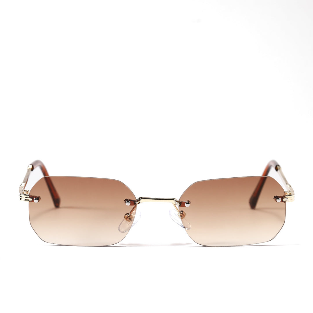 Women’s geometric sunglasses with filigree metal frame Stornfield