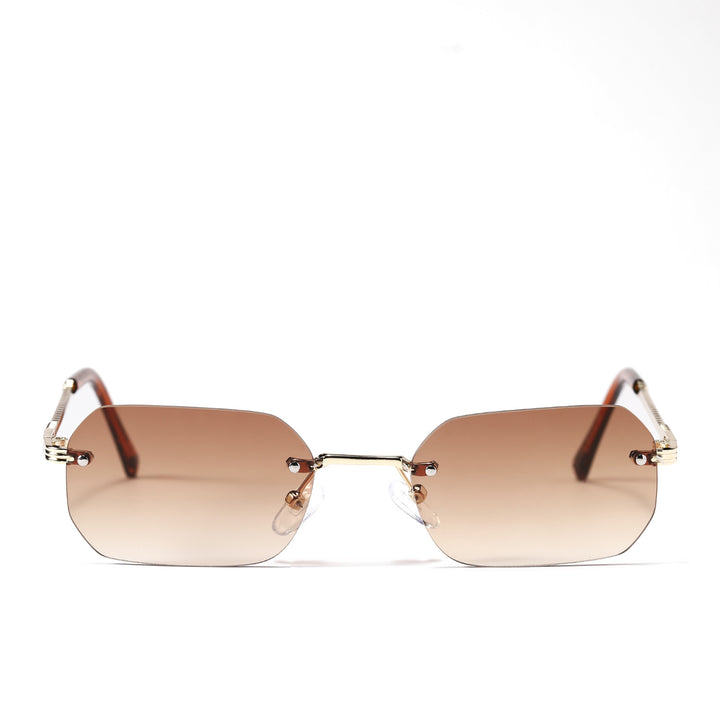 Women’s geometric sunglasses with filigree metal frame Stornfield
