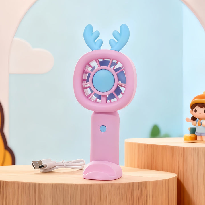 Women's portable creative fan with USB connection Stornfield