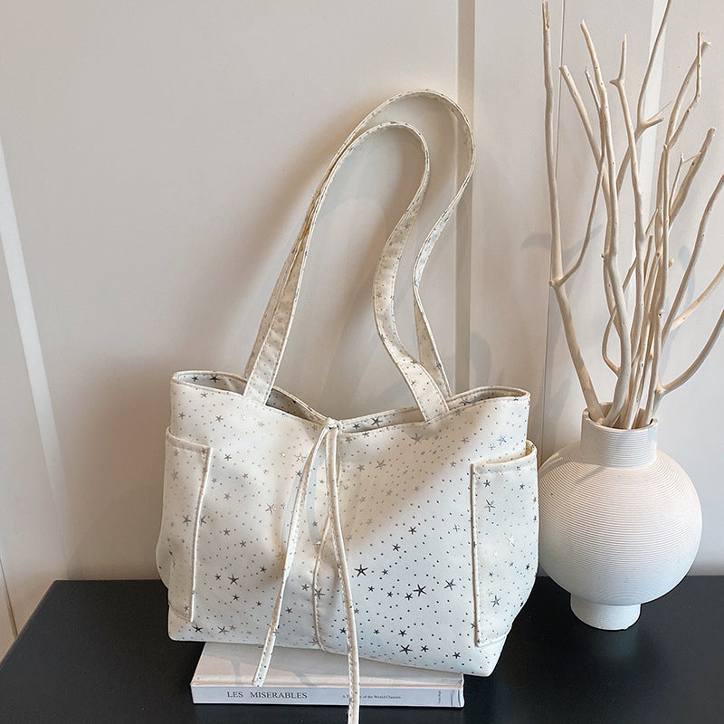 WoStar-Patterned Canvas Tote Bag Stornfield