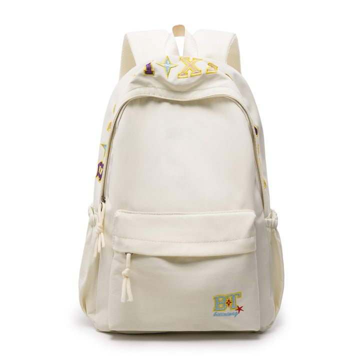 Trendy Embroidered School Backpack Stornfield