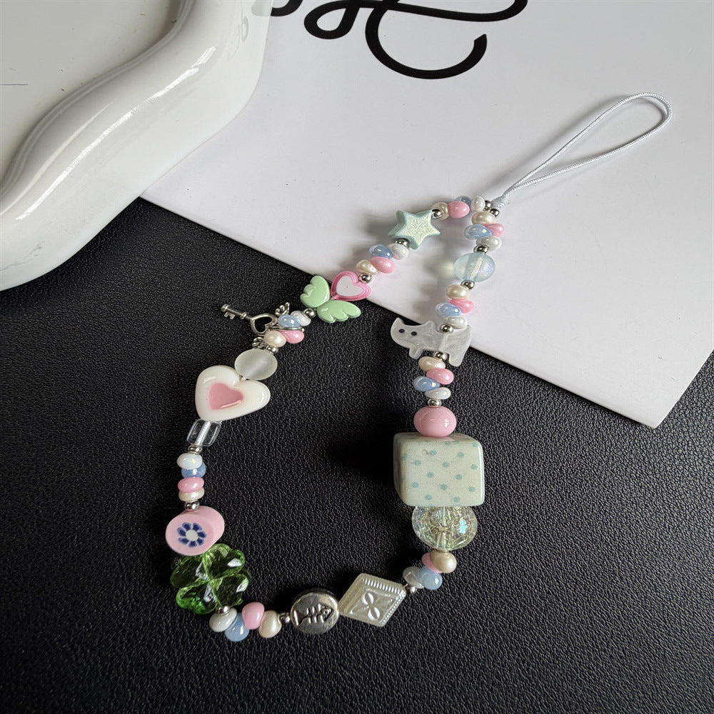 Decorative Beaded Charm Necklace Stornfield 1790135825