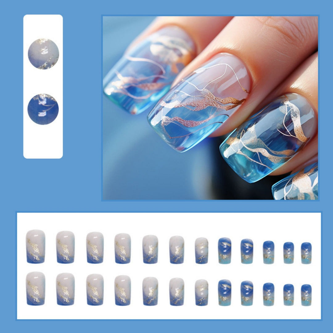 Artistic Abstract Nail Extensions Stornfield