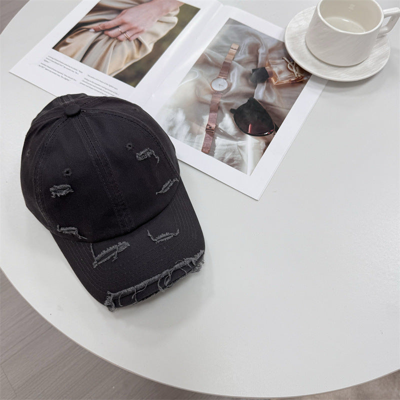 Men's Distressed Vintage-Style Baseball Cap Stornfield