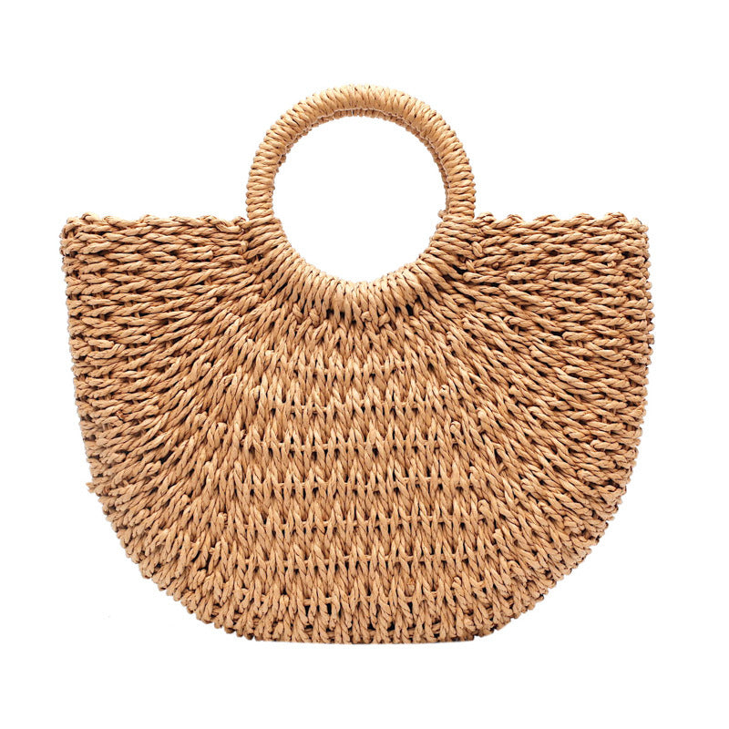 Beach bag made of hand-woven natural material Stornfield