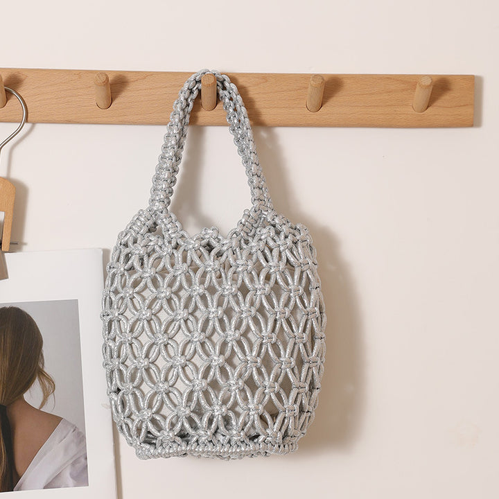 Trendy Shopper Bag with Unique Mesh Design Stornfield