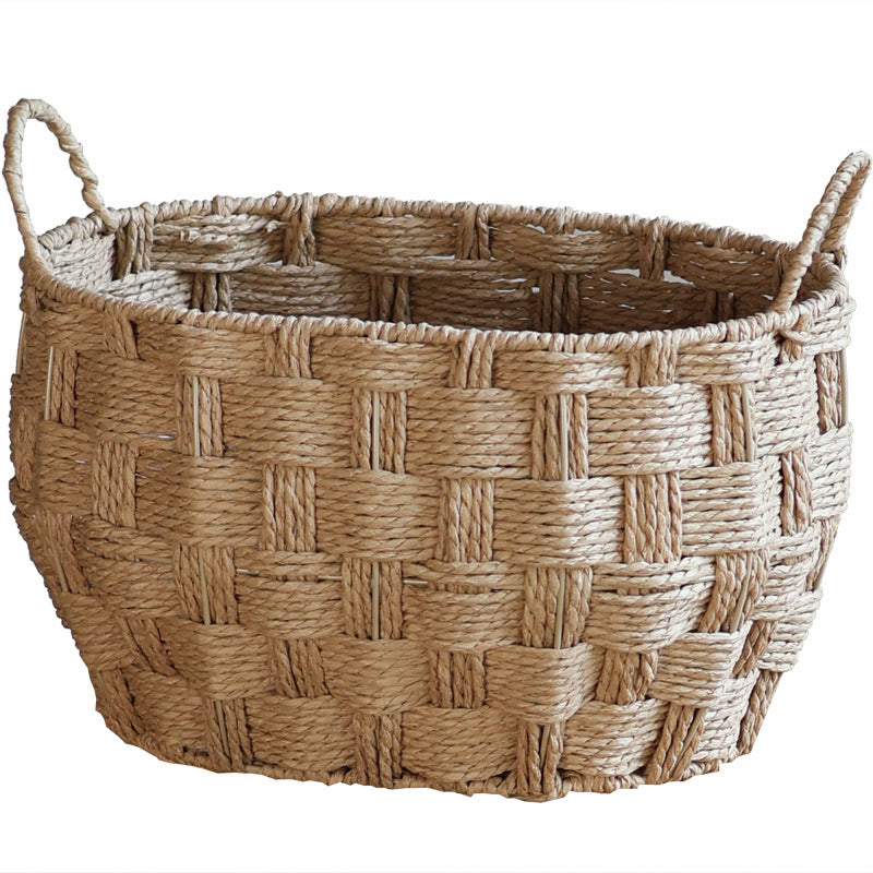 Storage baskets made of woven natural material Stornfield