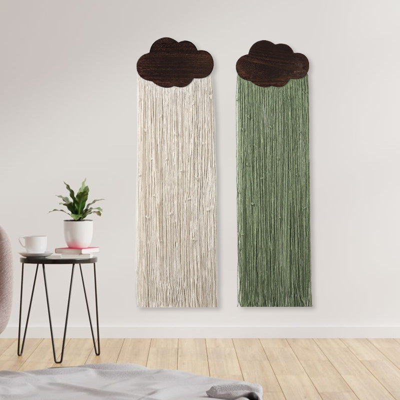 Macrame Wall Decor with Cloud Motif Stornfield