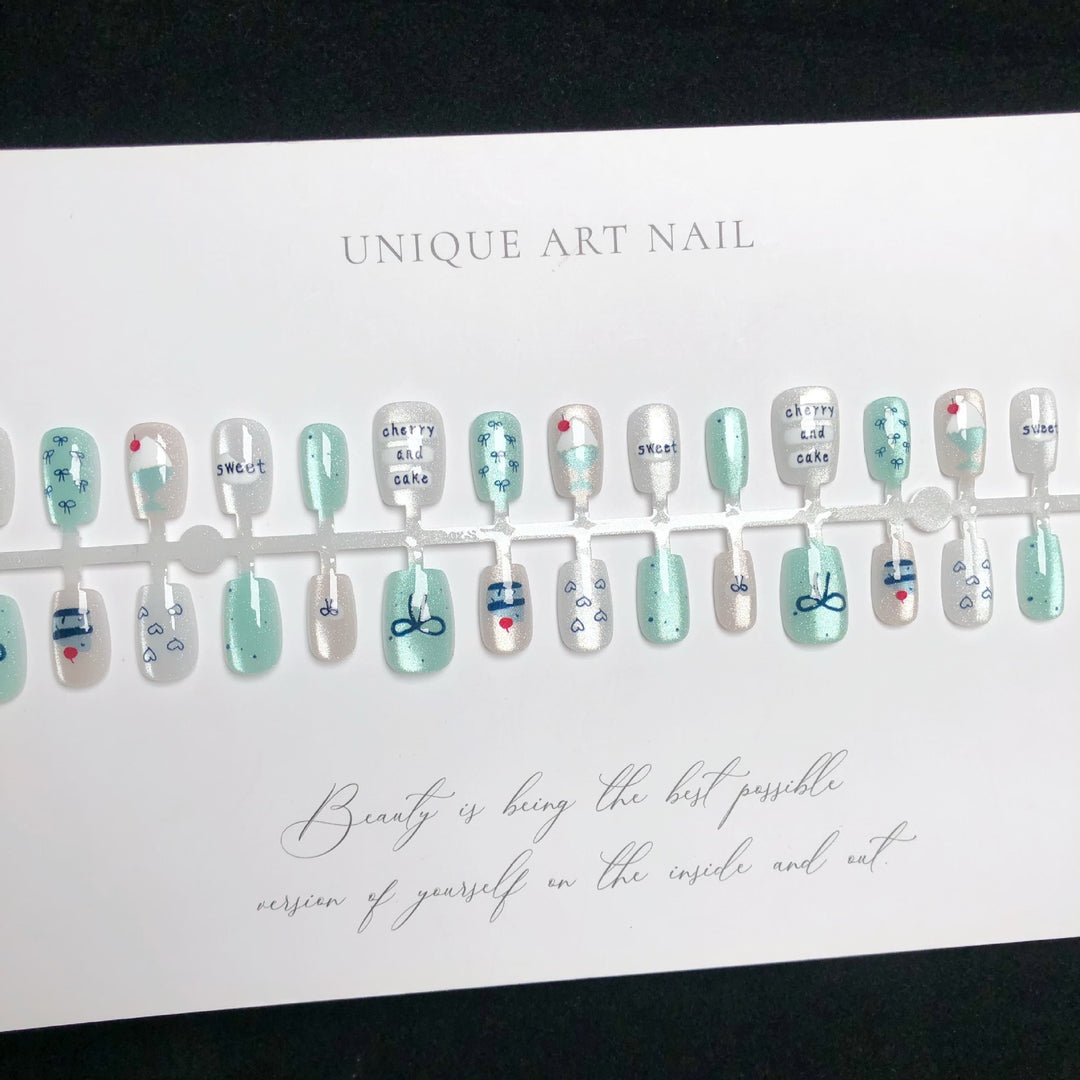 Cute Thematic Press-On Nail Set