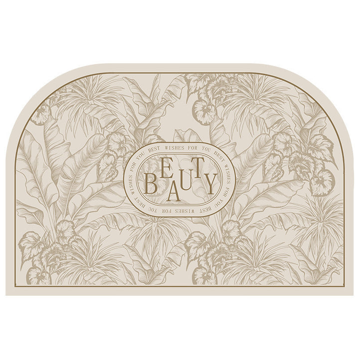 Decorative Oval Indoor Mat for Home