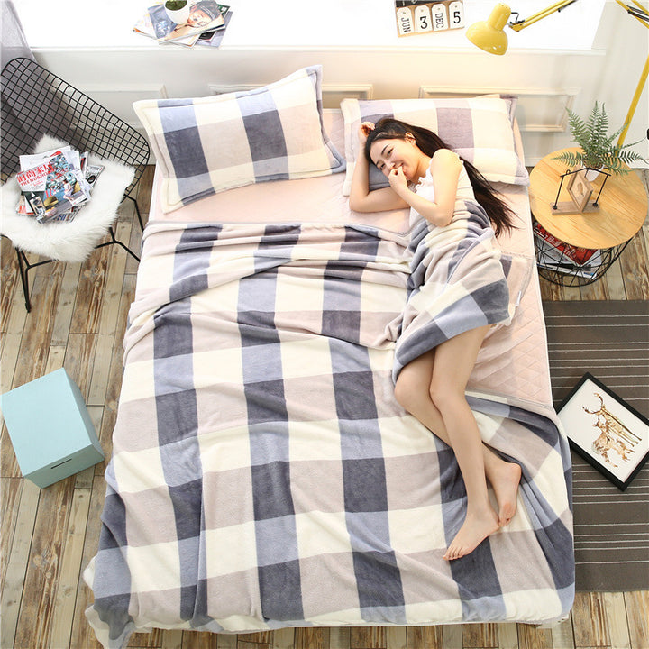 Women Cozy Fleece Blanket with Stars and Moons Stornfield