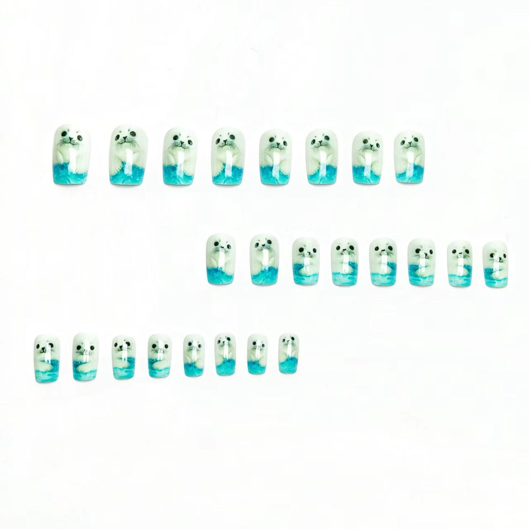 3D Seal-Themed Nail Art Stornfield