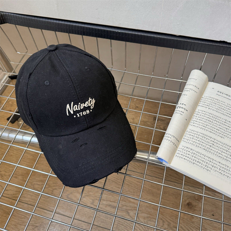 Men's Distressed Cotton Baseball Hat Stornfield