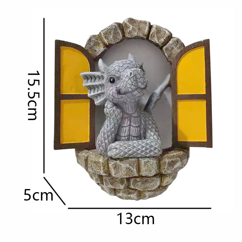 Fantasy-Themed Dragon Wall Decor