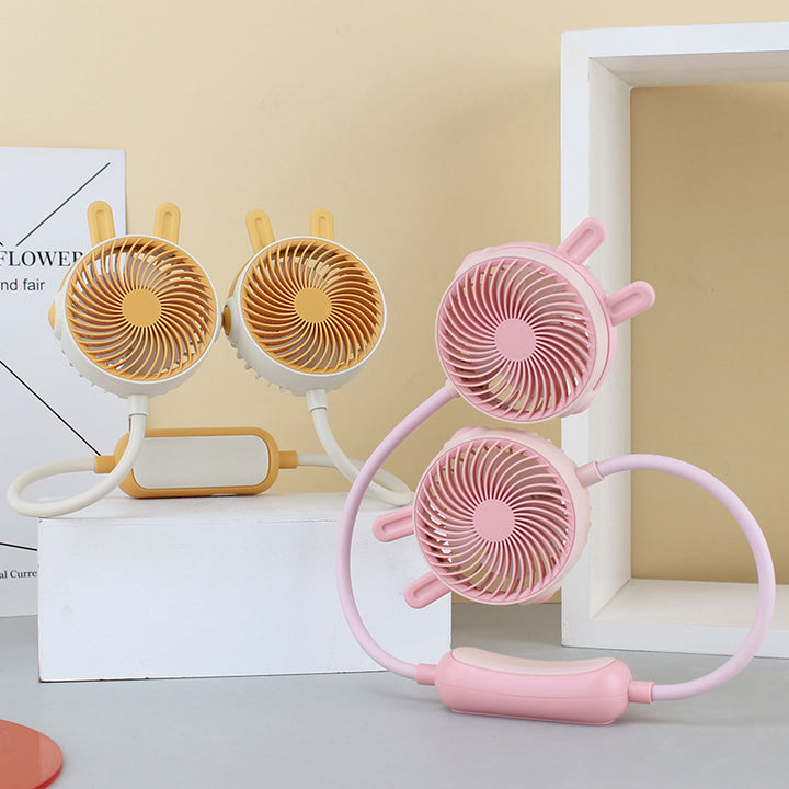 Women's Portable Mini Neck Fan with Dual Blower Stornfield