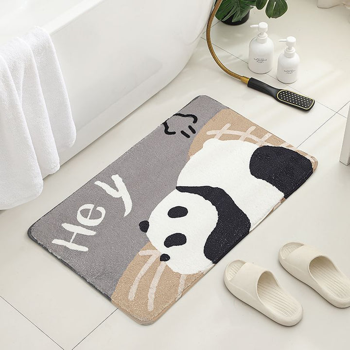 Cute Panda Bath Mat Stornfield