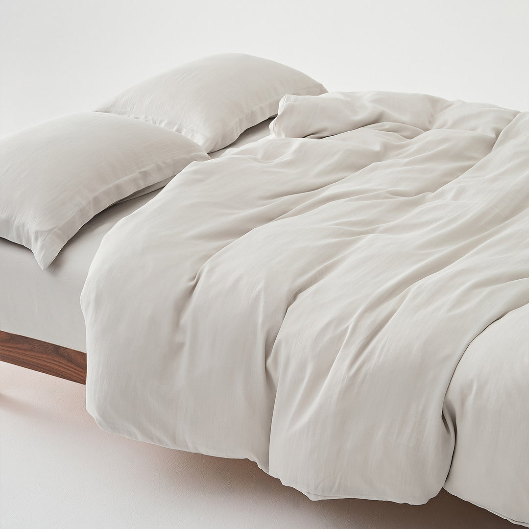 Decorative Premium Soft Satin Duvet Cover Set Stornfield