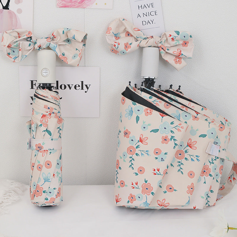 Ladies Automatic Umbrella with Colorful Floral Design Stornfield