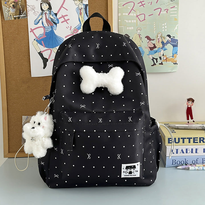 Cute Patterned Lightweight School Backpack