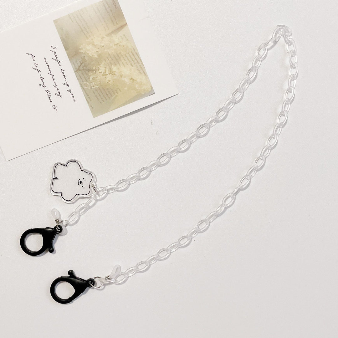 Glasses chain holder with cute bear pendant Stornfield