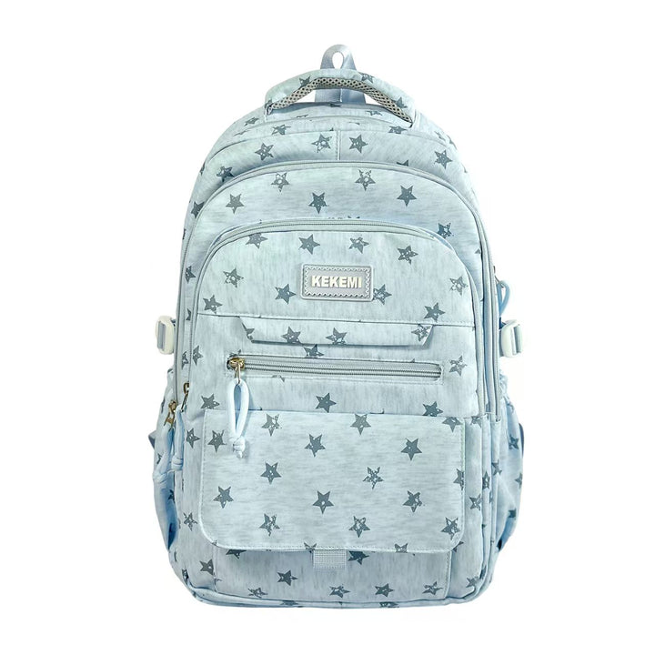 Multi-Pocket Star Pattern Backpack Stornfield