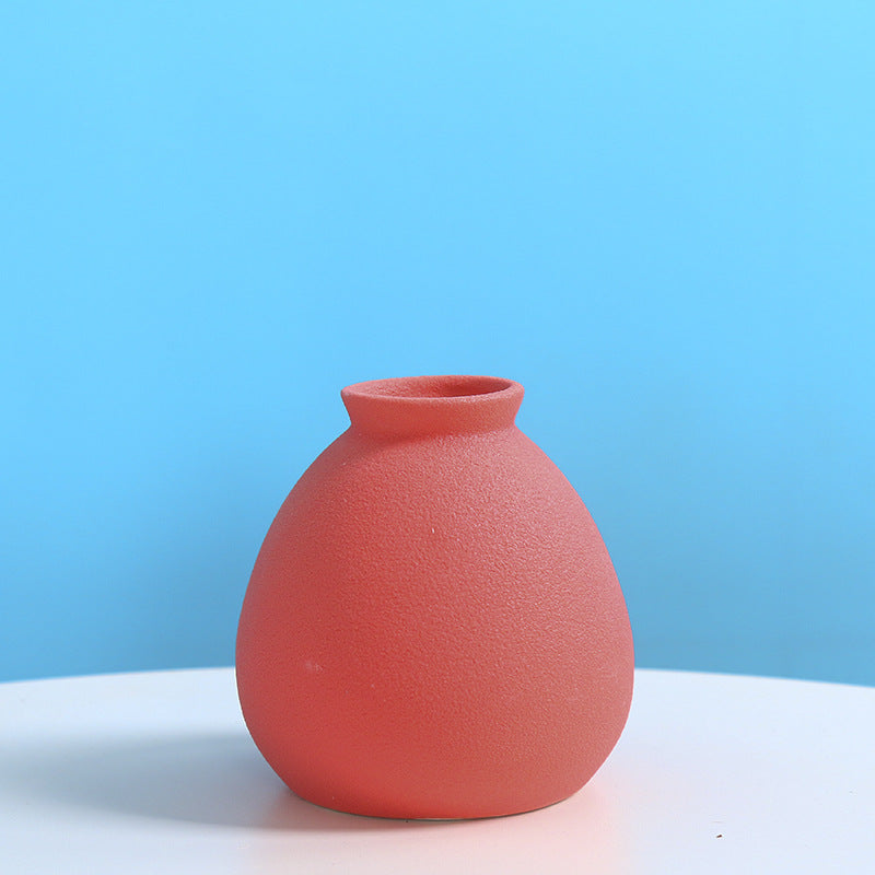 Modern Textured Decorative Ceramic Vase Stornfeild
