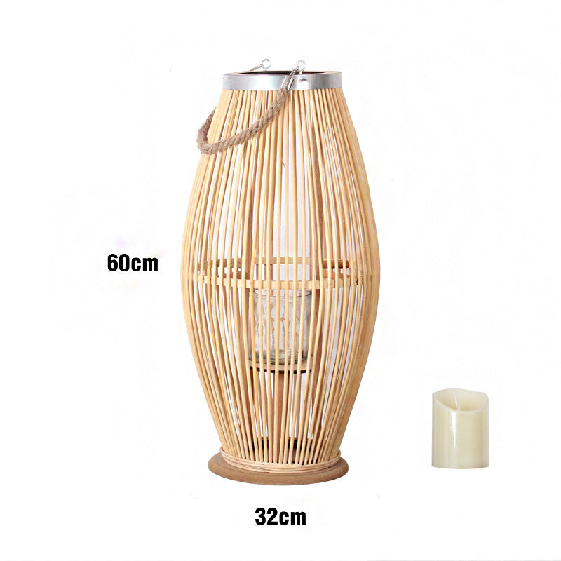 Elegant Rattan Lantern Stornfield