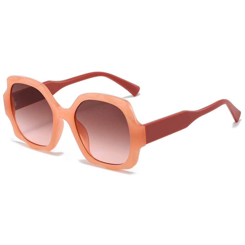 Fashion-Forward Hexagonal Frame Sunglasses Stornfield