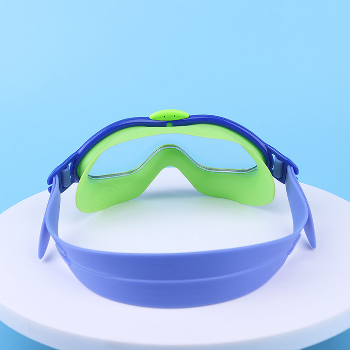 Waterproof swimming goggles with adjustable head strap and UV protection Stornfield
