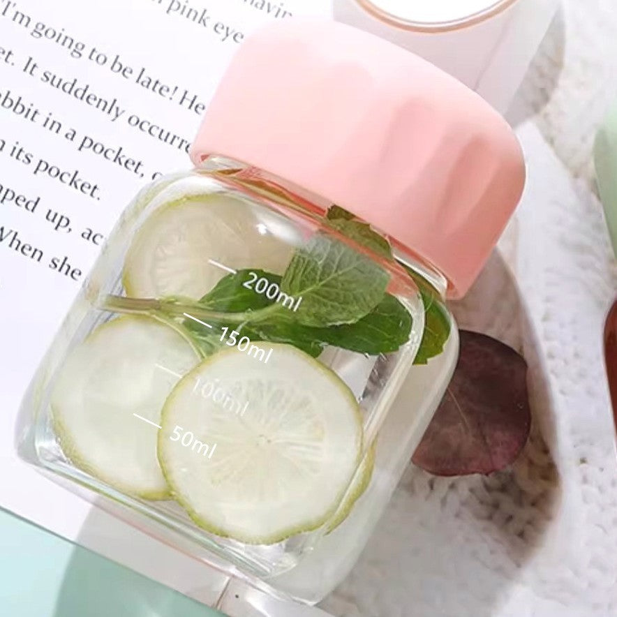Women Portable Glass Milk Cup Stornfield