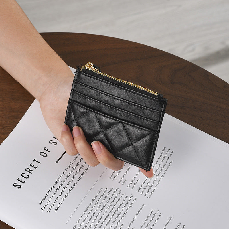 Quilted Leather Card Holder Stornfield
