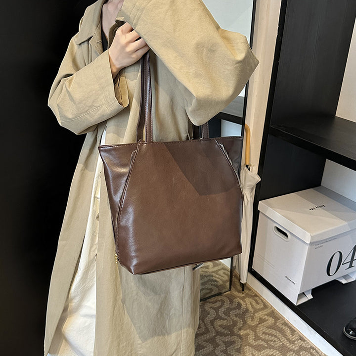 Elegant Faux Leather Tote Bag Stornfield