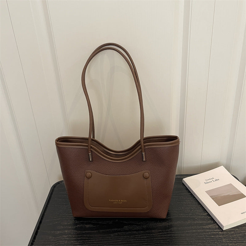 Minimalist Leather Tote Bag