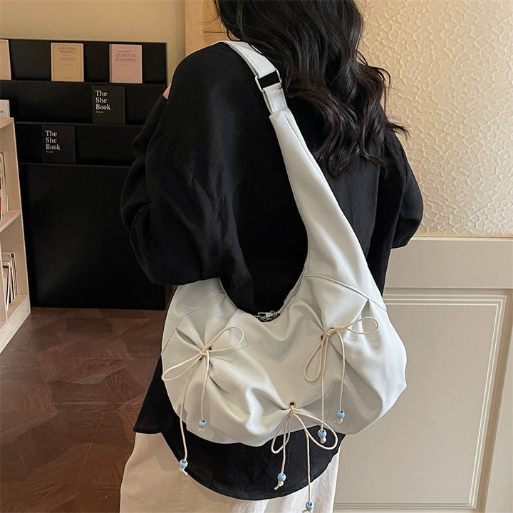 Fashionable Soft Fabric Slouchy Shoulder Bag