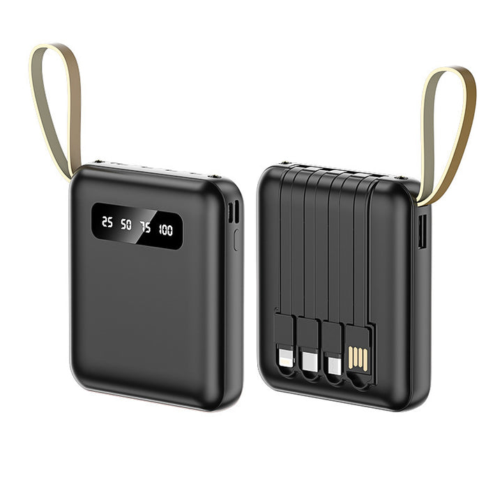 Multifunctional Power Bank with Integrated Cable System Stornfield