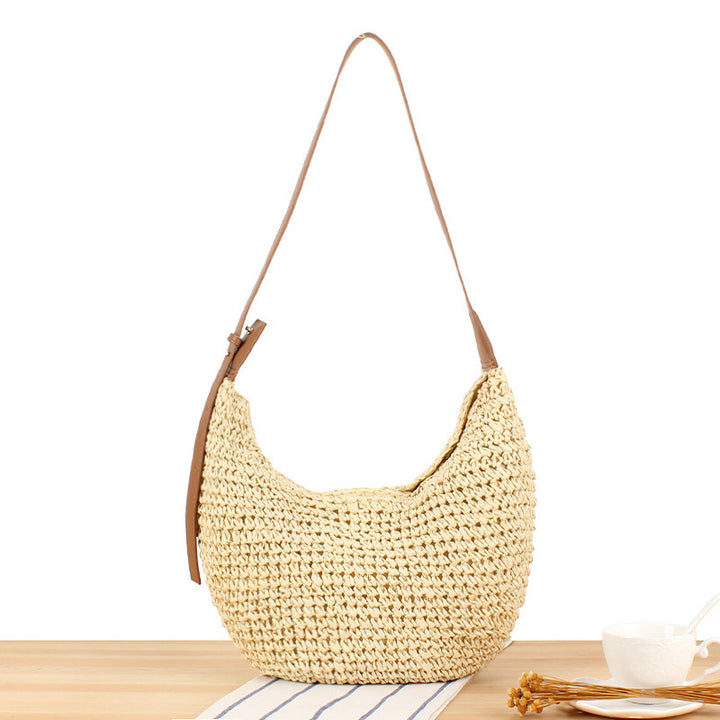 Shoulder bag made of handcrafted natural material Stornfield