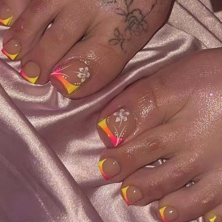 Ornate Butterfly-Inspired Acrylic Nail Extensions Stornfield