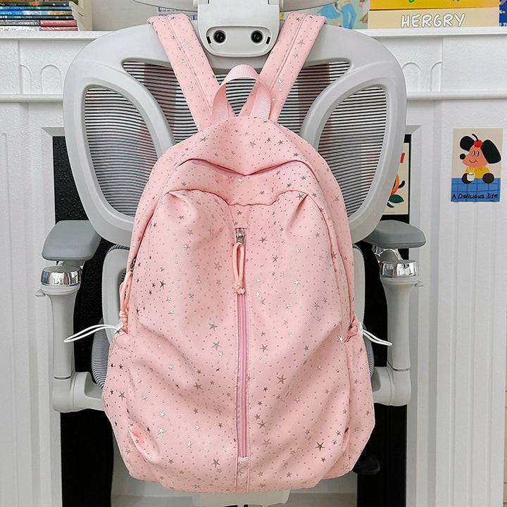 Star-Patterned Lightweight Backpack Stornfield
