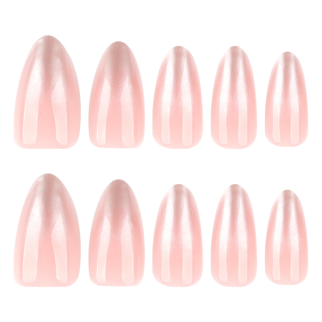 Exquisite Nail Extensions with Elegant Gradient and Glossy Tips Stornfield