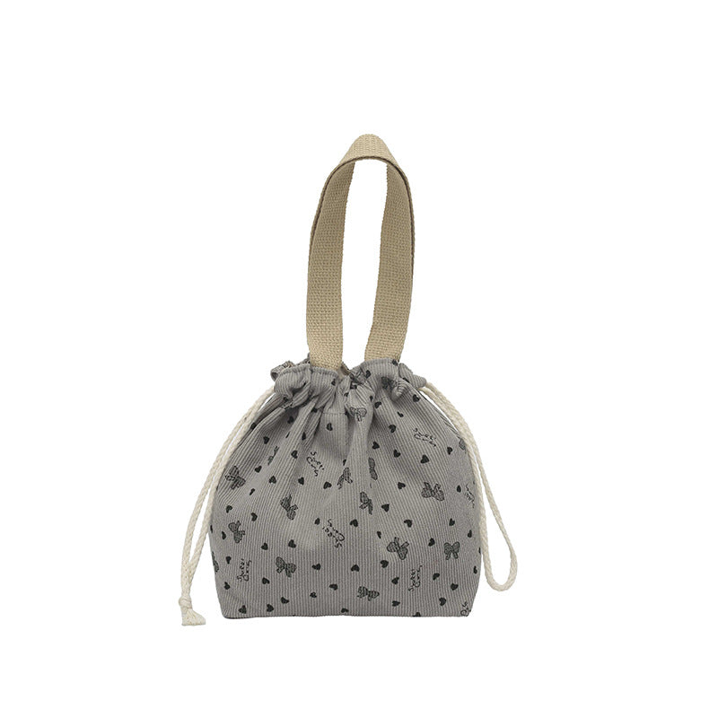 WoTextured Drawstring Mini Pouch Stornfield