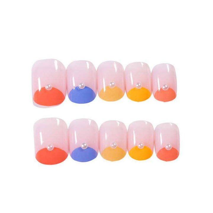 Creative art nails with colorful gradient Stornfield