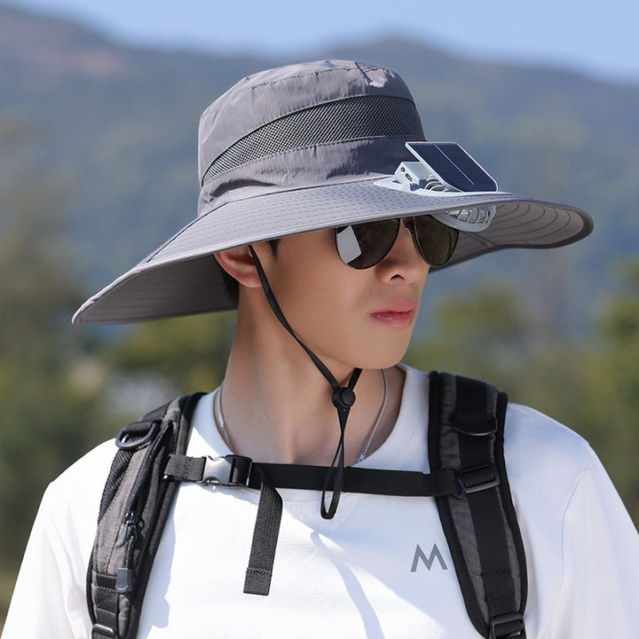 wide-brimmed outdoor sun hat with UV protection, breathable mesh, and adjustable chin strap Stornfield