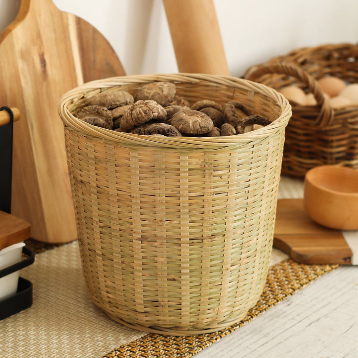 Natural Woven Waste Bin Stornfield