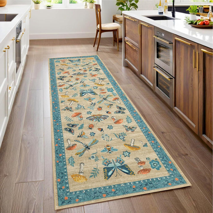 Floral Patterned Kitchen Runner