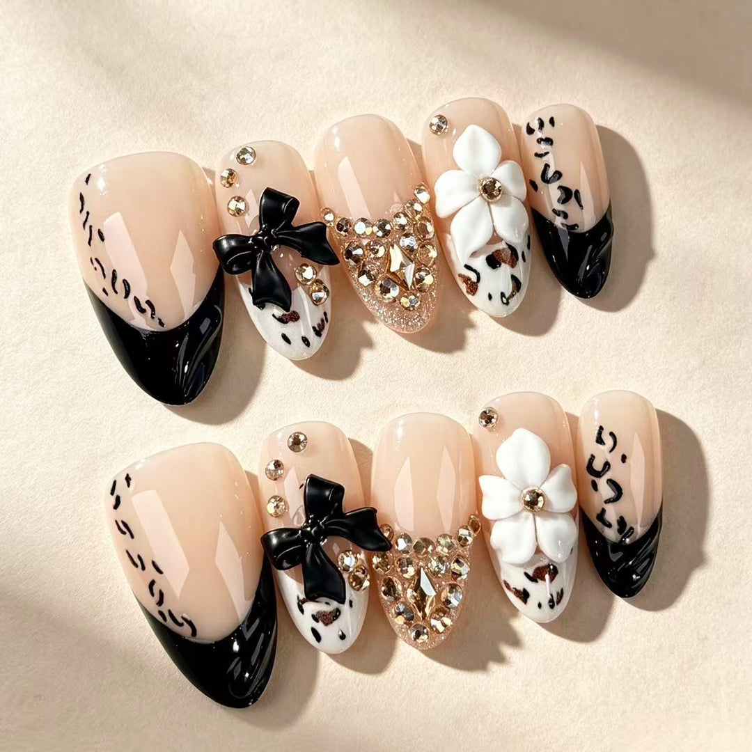 Elegant Decorative Press-On Nail Collection