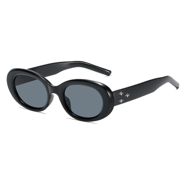 Retro Oval Frame Sunglasses Stornfield