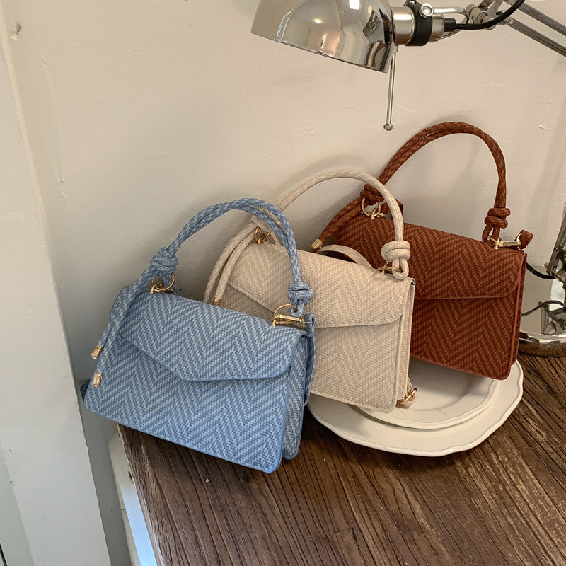 WoElegant Textured Fabric Handbag Stornfield