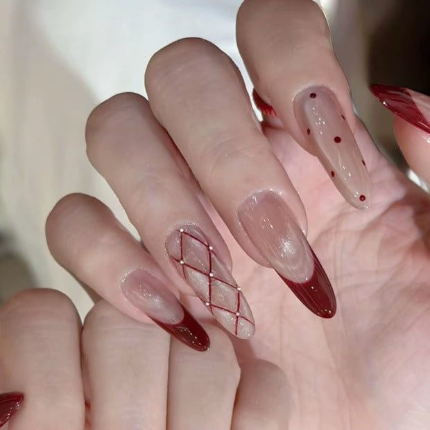 Elegant Stiletto Nail Art Enhancements Stornfield