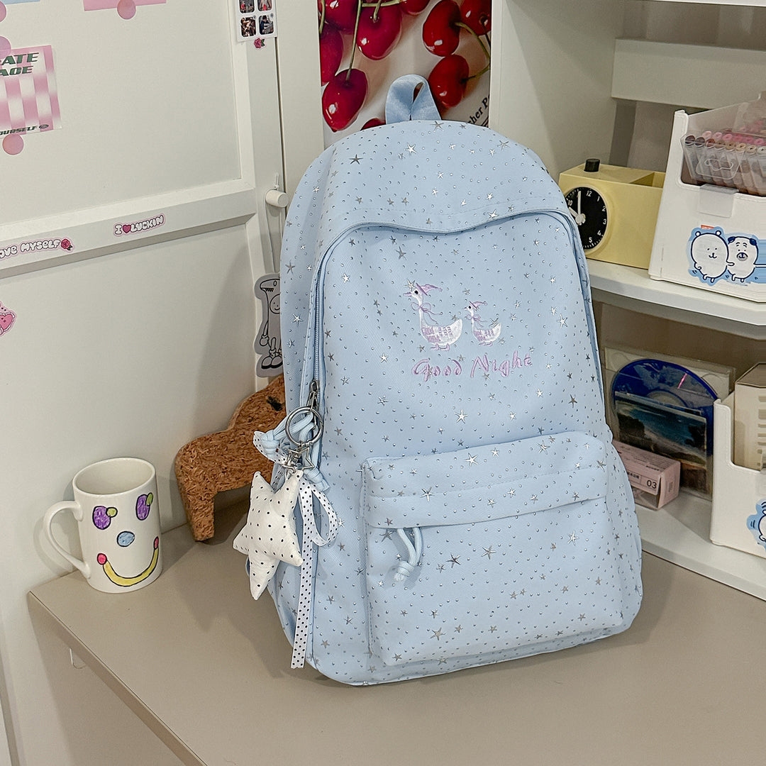 Star-Embellished Casual Backpack Stornfield 1791205643